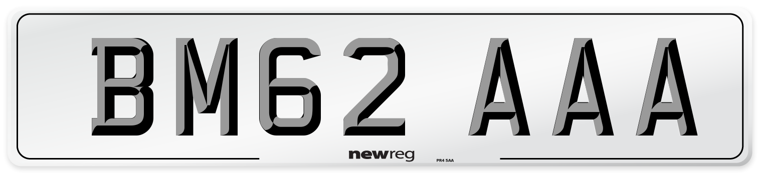 BM62 AAA Number Plate from New Reg